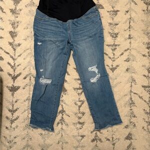 Isabel Maternity by Ingrid & Isabel Light Blue Boyfriend Jeans